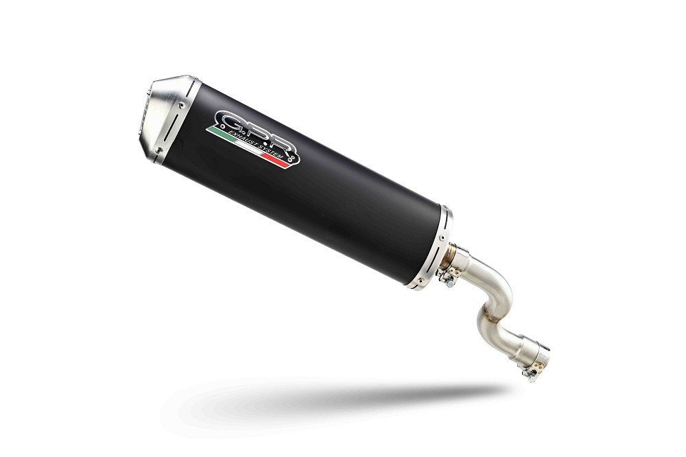 Scarico GPR compatibile con Gilera Runner Vxr 180 2000-2001, Evo4 Road, Scarico completo omologato,fornito con db killer estraibile e collettore - immagine 3