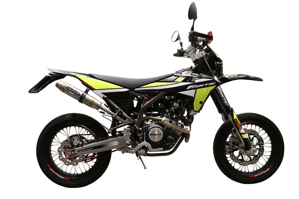 Scarico GPR compatibile con Fantic Motor XEF 125 2021-2024, Albus Evo4, Scarico omologato, silenziatore con db killer estraibile e raccordo specifico - immagine 7