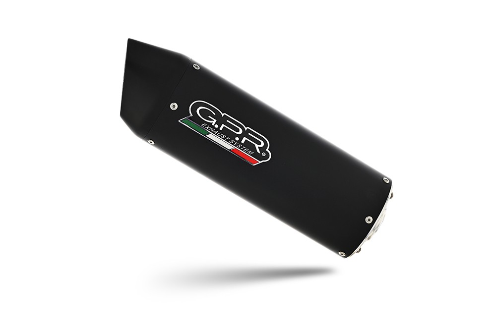 Scarico GPR compatibile con Ktm Adventure 890 2020-2024, Furore Nero, Terminale di scarico racing, con raccordo, senza omologazione - immagine 4