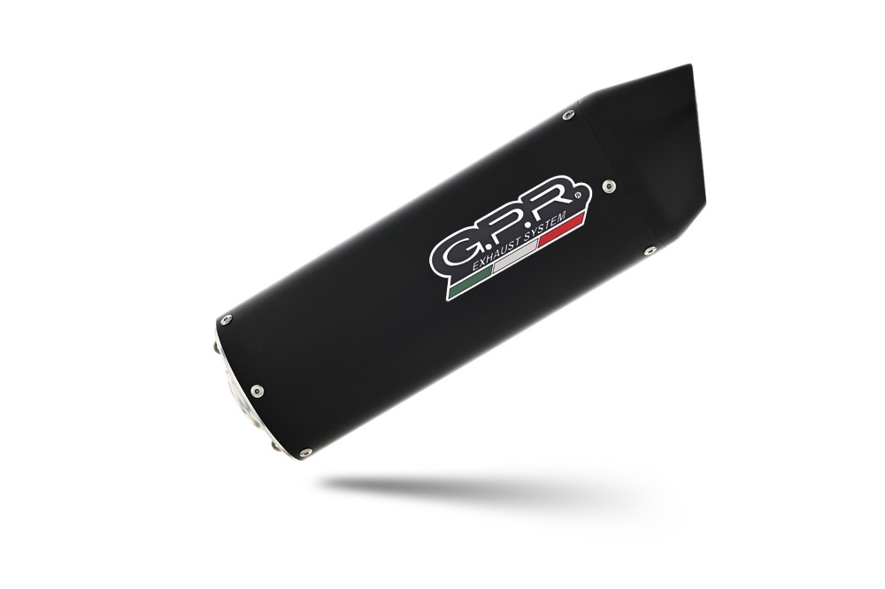 Scarico GPR compatibile con Aprilia Pegaso 3 650 -Pegaso i.e. 1997-2000, Furore Nero, Coppia di terminali di scarico omologati, forniti con db killer removibili e raccordi specifici - immagine 6