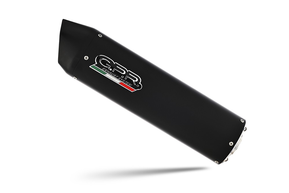 Scarico GPR compatibile con Suzuki Tl 1000 S 1997-2003, Furore Nero, Coppia di silenziatori di scarico omologati, con flangia specifica, con db killer estraibili - immagine 5