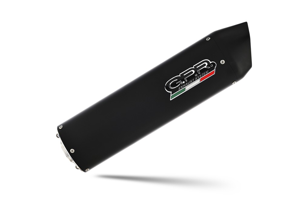 Scarico GPR compatibile con Husqvarna TE 610 E - SM 610 2007-2009, Furore Nero, Scarico omologato, silenziatore con db killer estraibile e raccordo specifico - immagine 4