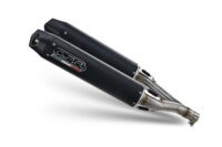 Scarico GPR compatibile con  Yamaha Yzf 1000 R1  2004-2006, Furore Nero, Coppia di terminali di scarico omologati, forniti con db killer removibili e raccordi specifici