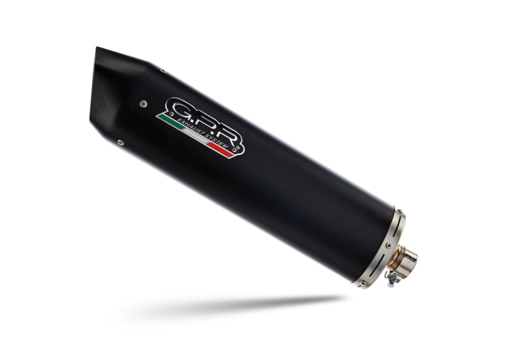 Scarico GPR compatibile con Kawasaki J 125 2017-2020, FURORE NERO, Scarico completo racing, fornito con db killer estraibile e collettore, non conforme per uso stradale - immagine 2