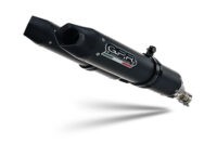 Scarico GPR compatibile con  Aprilia Dorsoduro 750  2008-2016, Furore Nero, Coppia di silenziatori di scarico racing, con raccordo, articolo senza omologazione