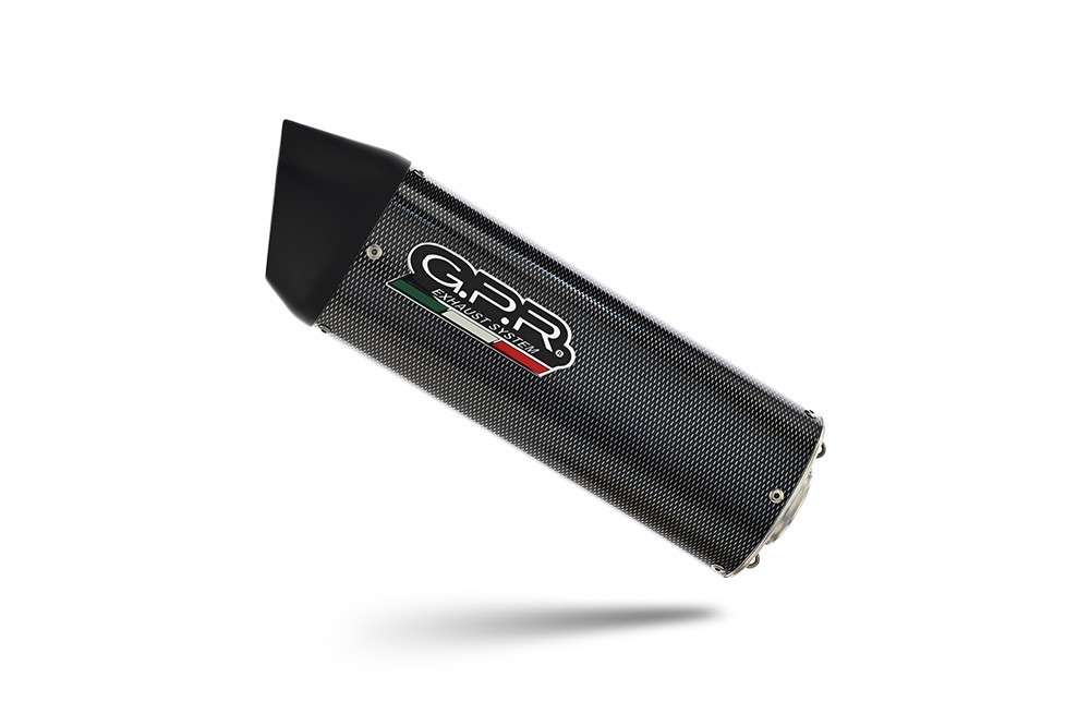 Scarico GPR compatibile con Cf Moto 650 Nk 2021-2024, Furore Evo4 Poppy, Terminale di scarico omologato,fornito con db killer estraibile,catalizzatore e raccordo specifico - immagine 5