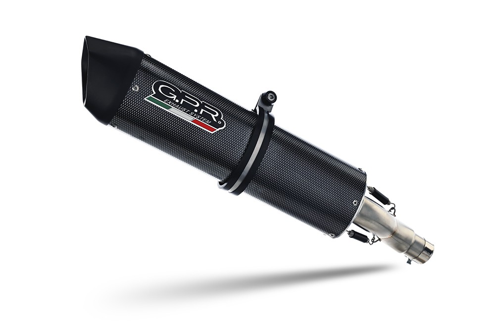 Scarico GPR compatibile con Yamaha YZ 450 F 2003-2005, Furore Poppy, Scarico omologato, silenziatore con db killer estraibile e raccordo specifico