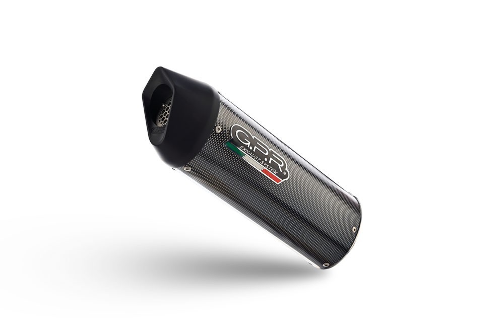 Scarico GPR compatibile con Cf Moto 650 Nk 2021-2024, Furore Evo4 Poppy, Terminale di scarico omologato,fornito con db killer estraibile,catalizzatore e raccordo specifico - immagine 2