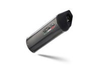 Scarico GPR compatibile con  Husqvarna TE 610 E - SM 610  2007-2009, Furore Poppy, Terminale di scarico semi-completo, omologato, con db killer estraibile e raccordo specifico