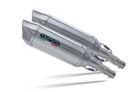 Scarico GPR compatibile con  Ktm Superduke 990 - R ( LC8) 2004-2012, Furore-X Inox, Coppia di terminali di scarico omologati, forniti con db killer removibile, catalizzatori e raccordi specifici