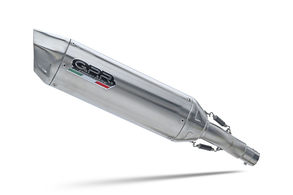 Scarico GPR compatibile con Loncin DS2 LX300GY 2022-2023, Furore-X Inox, Terminale di scarico omologato,fornito con db killer estraibile,catalizzatore e collettore