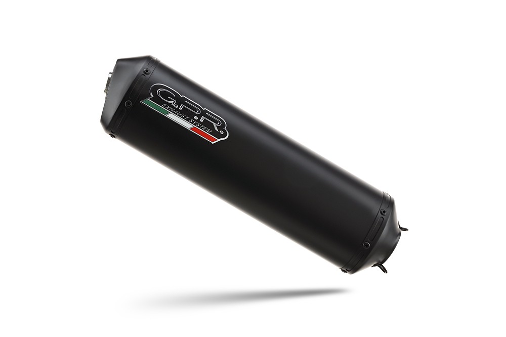 Scarico GPR compatibile con Honda Transalp Xl 600 V 1996-1999, Ghisa , Scarico omologato, silenziatore con db killer estraibile e raccordo specifico - immagine 3