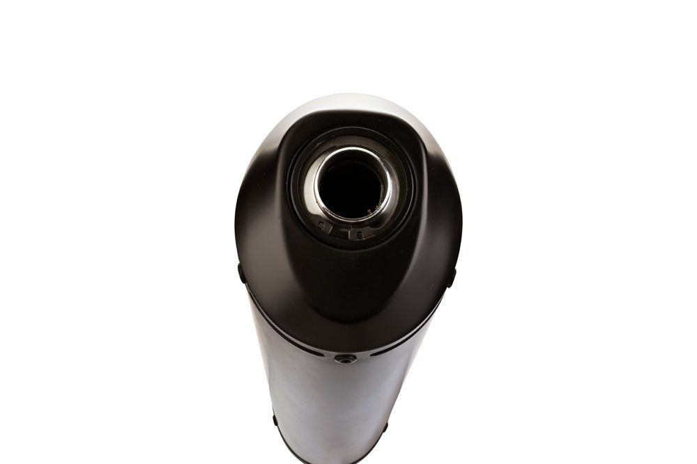 Scarico GPR compatibile con Kawasaki Er 6 N - F 2005-2011, Ghisa , Terminale di scarico omologato, fornito con db killer estraibile, catalizzatore e raccordo specifico - immagine 5