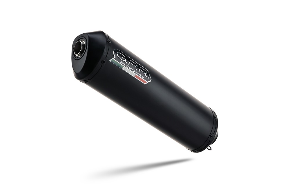 Scarico GPR compatibile con Honda Transalp XL 650 V 2000-2006, Ghisa , Scarico omologato, silenziatore con db killer estraibile e raccordo specifico