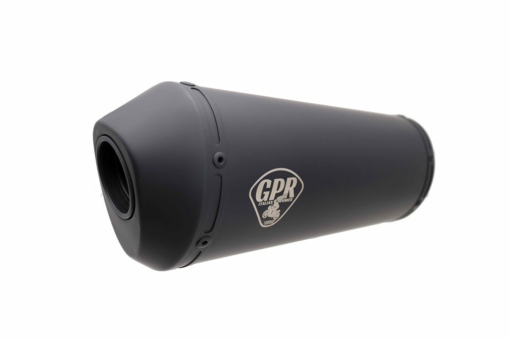 Scarico GPR compatibile con Cafè Racer Cafè Racer 1980-2021, Ghisa Cafè Racer, Silenziatore Racing da adattare al collettore originale,fornito con db killer estraibile - immagine 3