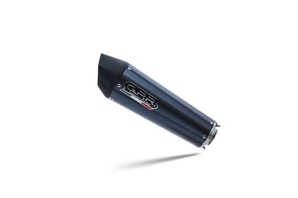 Scarico GPR compatibile con Ducati Hyperstrada 821 2013-2016, New Grand Prix Evo Poppy, Terminale di scarico omologato,fornito con db killer estraibile,catalizzatore e raccordo specifico - immagine 3