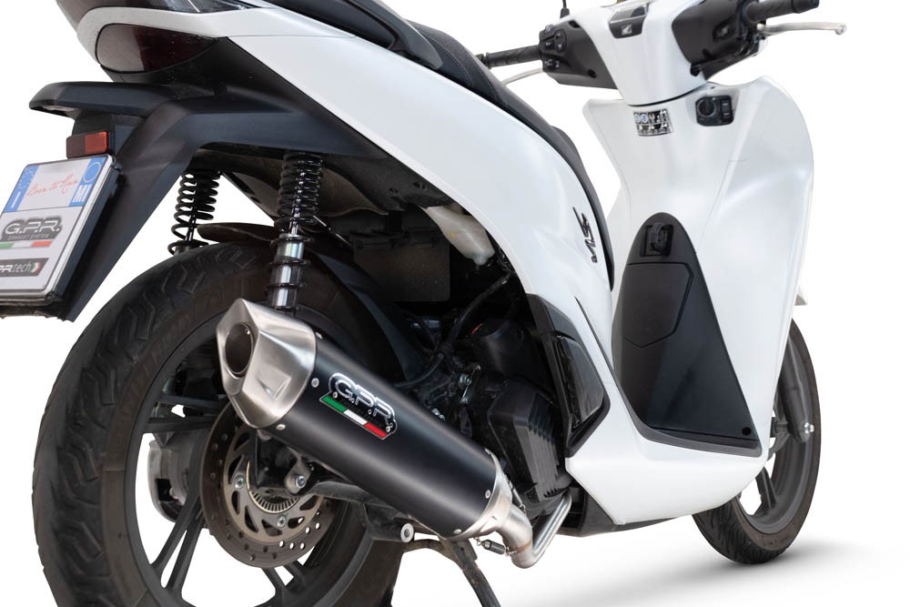 Scarico GPR compatibile con Honda SH 150 2024-2025, Furore-X Scooter, Scarico completo omologato per il rumore,fornito con db killer,catalizzatore conforme alla revisione e collettore - immagine 3