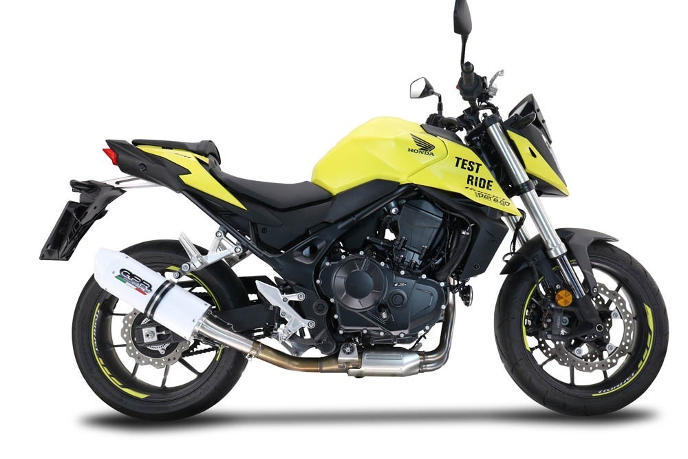 Scarico GPR compatibile con Honda CB 750 Hornet 2023-2024, Albus Evo4, Scarico omologato, silenziatore con db killer estraibile e raccordo specifico - immagine 6