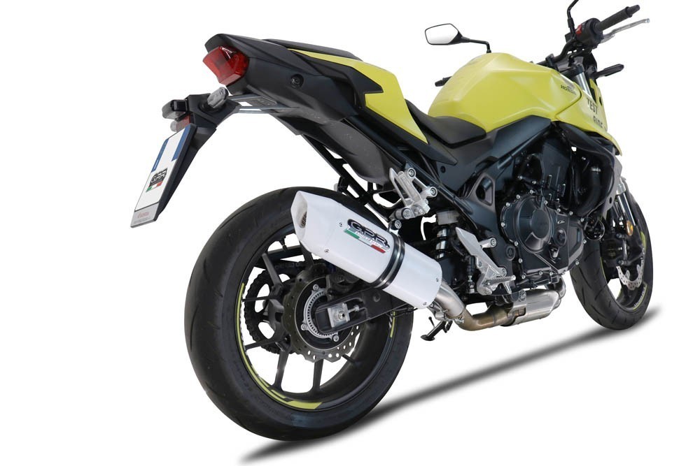 Scarico GPR compatibile con Honda CB 750 Hornet 2023-2024, Albus Evo4, Scarico omologato, silenziatore con db killer estraibile e raccordo specifico - immagine 7