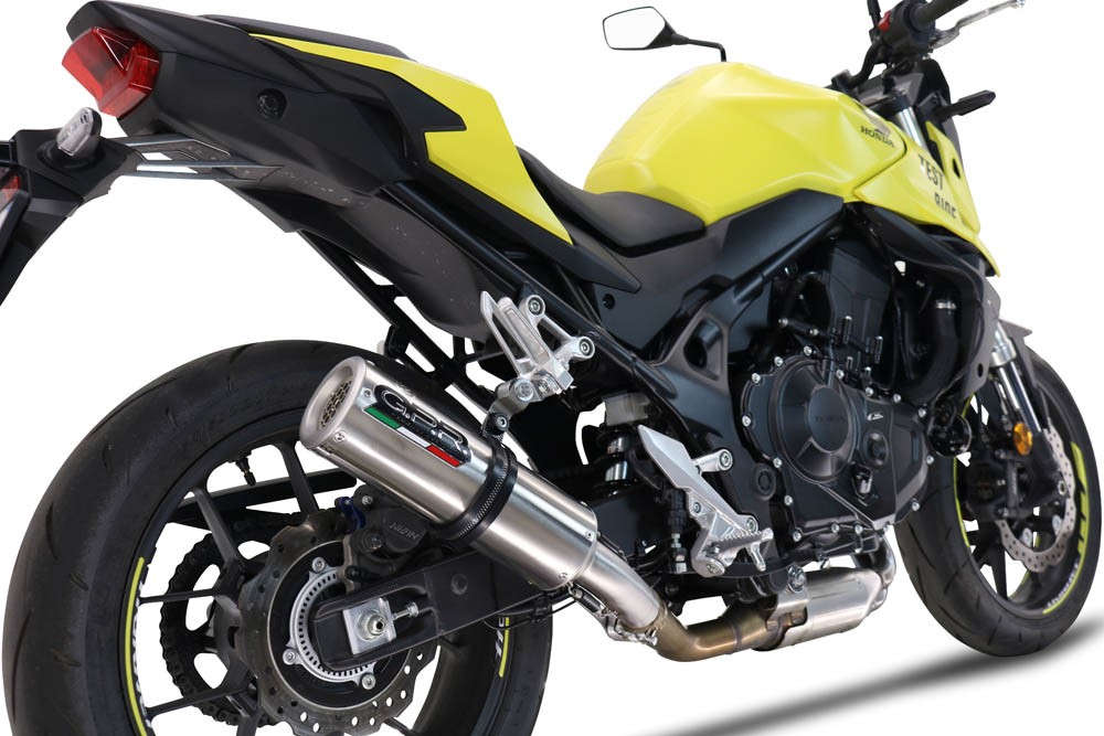 Scarico GPR compatibile con Honda CB 750 Hornet 2023-2024, M3 Inox , Scarico omologato, silenziatore con db killer estraibile e raccordo specifico - immagine 8