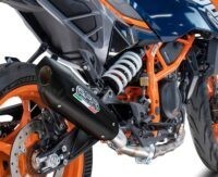 Scarico GPR compatibile con  Husqvarna Vitpilen 401 2024-2025, GP-Revo Black Titanium, Scarico omologato, silenziatore con db killer estraibile e raccordo specifico