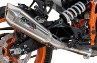Scarico GPR compatibile con Husqvarna Vitpilen 125 2024-2025, GP-Revo Titanium, Scarico omologato, silenziatore con db killer estraibile e raccordo specifico