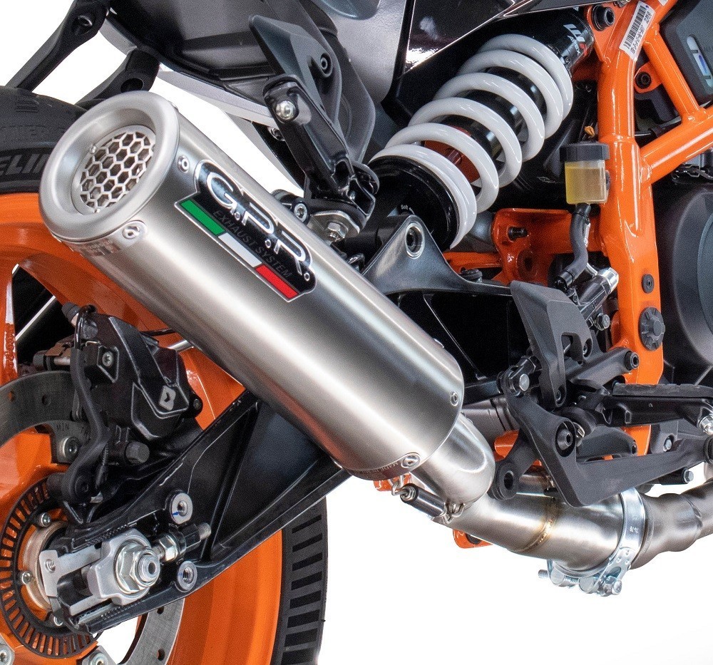 Scarico GPR compatibile con Husqvarna Vitpilen 250 2024-2025, M3 Inox , Scarico omologato, silenziatore con db killer estraibile e raccordo specifico - immagine 7