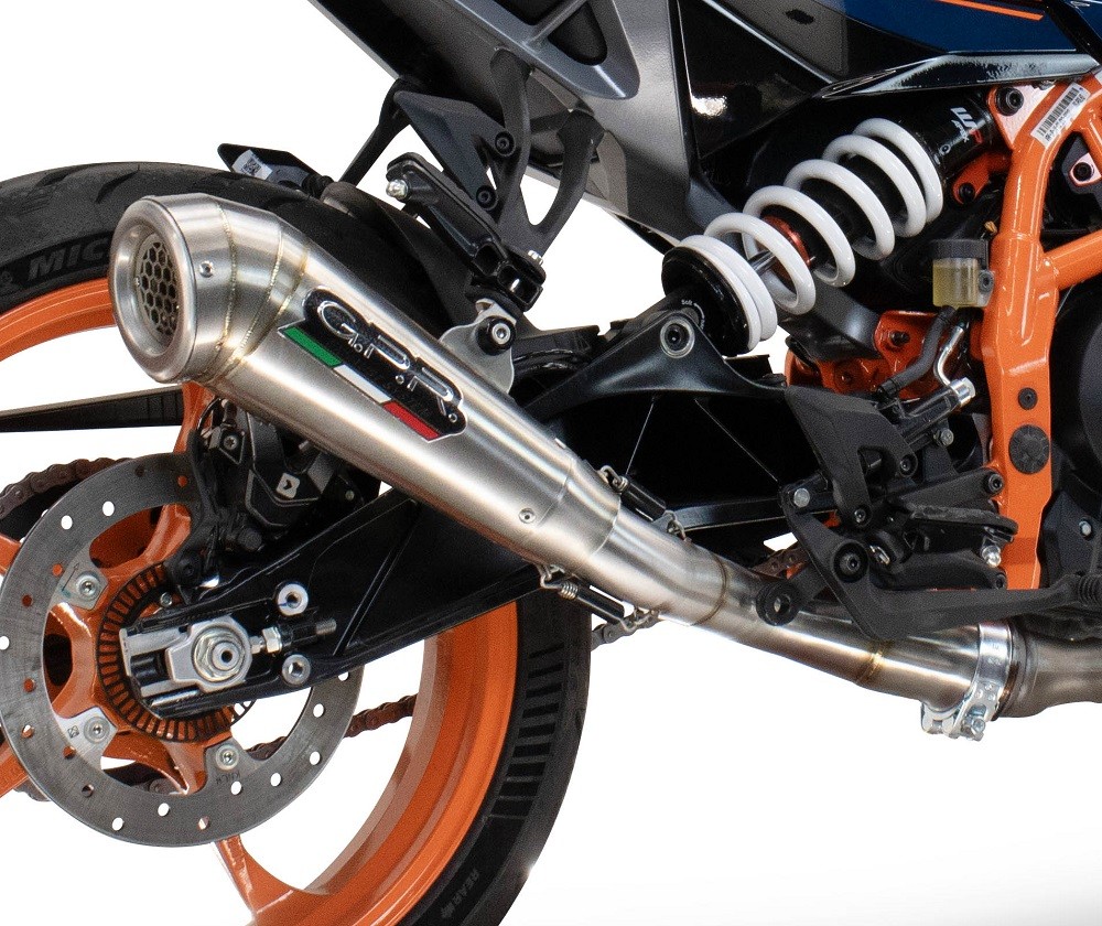 Scarico GPR compatibile con Husqvarna Vitpilen 250 2024-2025, Powercone Evo, Scarico omologato, silenziatore con db killer estraibile e raccordo specifico - immagine 6