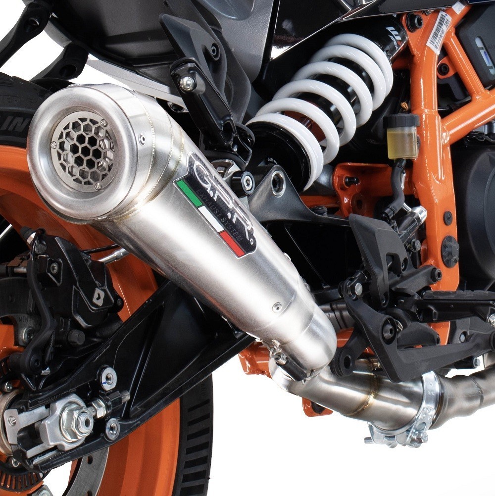 Scarico GPR compatibile con Husqvarna Svartpilen 250 2024-2025, Powercone Evo, Scarico omologato, silenziatore con db killer estraibile e raccordo specifico - immagine 7