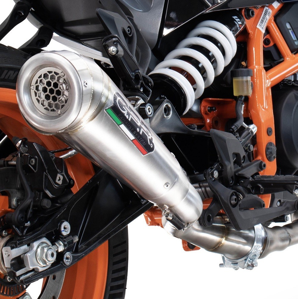 Scarico GPR compatibile con Husqvarna Svartpilen 125 2024-2025, Powercone Evo, Scarico omologato, silenziatore con db killer estraibile e raccordo specifico - immagine 7