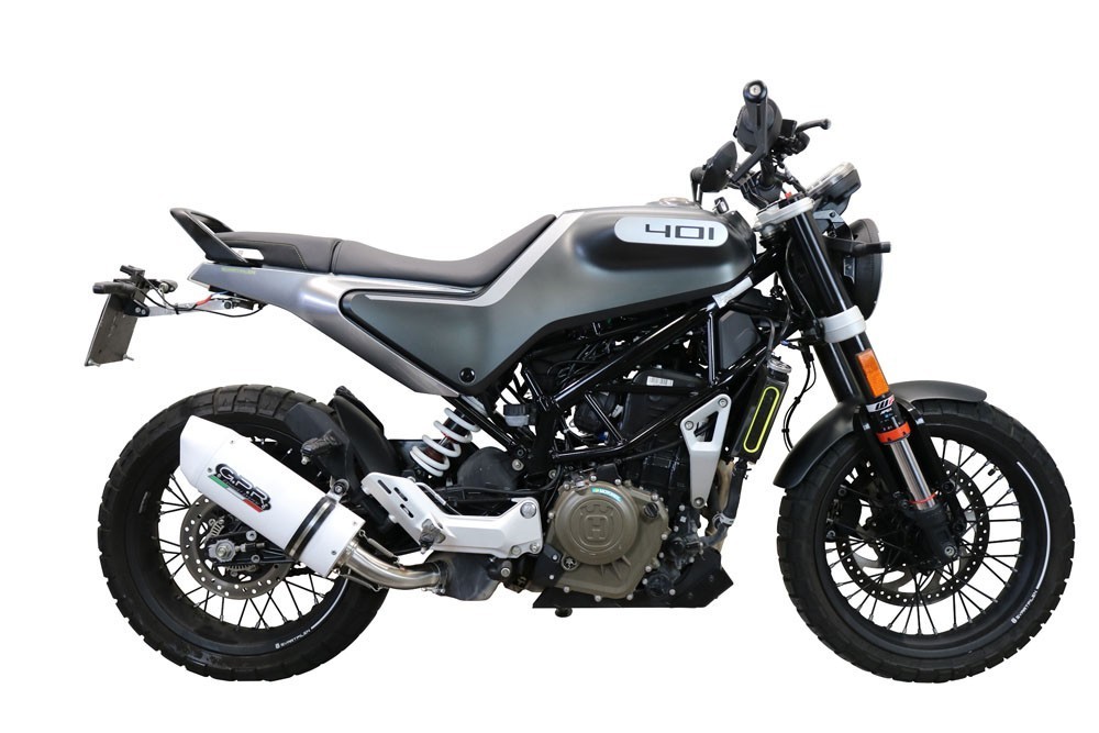 Scarico GPR compatibile con Husqvarna Vitpilen 401 2020-2020, Albus Evo4, Scarico omologato, silenziatore con db killer estraibile e raccordo specifico - immagine 5