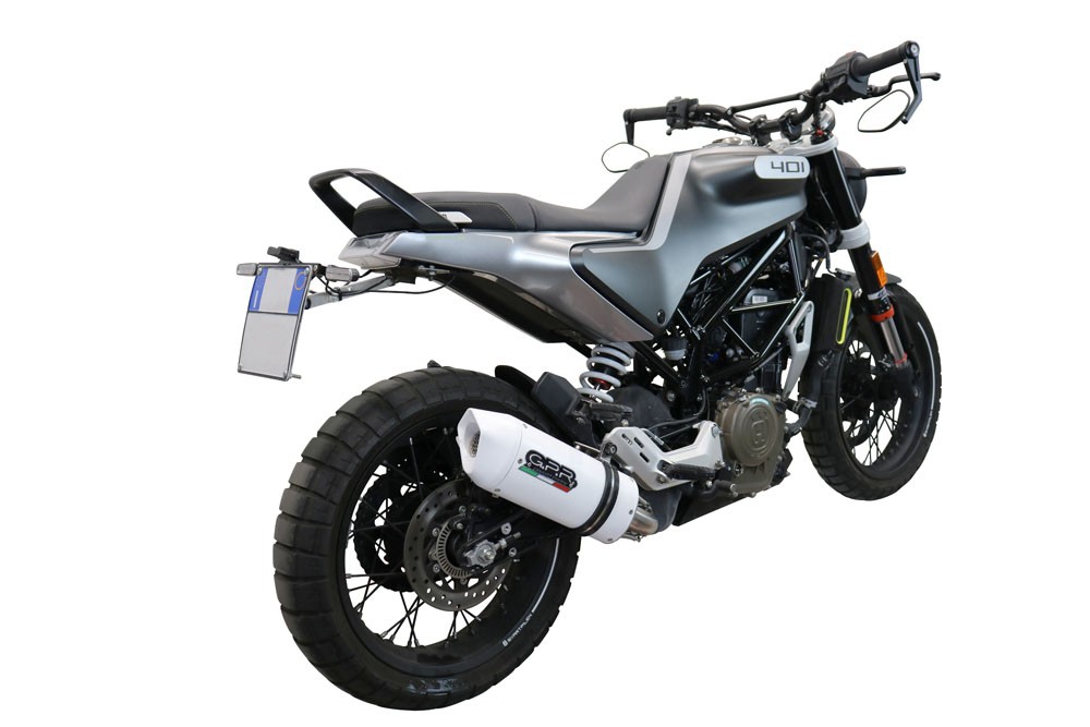 Scarico GPR compatibile con Husqvarna Vitpilen 401 2020-2020, Albus Evo4, Scarico omologato, silenziatore con db killer estraibile e raccordo specifico - immagine 6