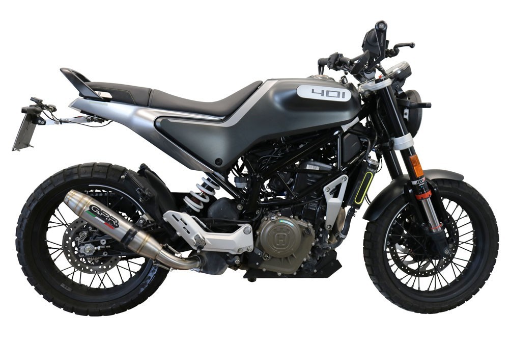 Scarico GPR compatibile con Husqvarna Vitpilen 401 2020-2020, Deeptone Inox, Scarico omologato, silenziatore con db killer estraibile e raccordo specifico - immagine 6