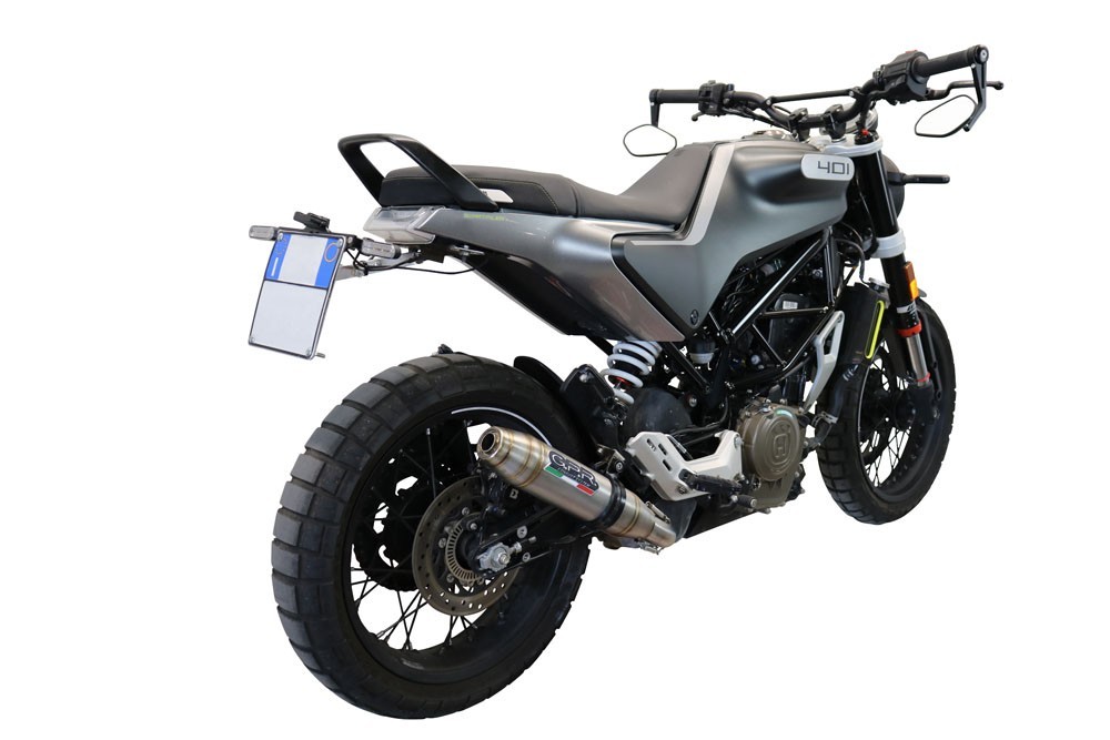 Scarico GPR compatibile con Husqvarna Vitpilen 401 2020-2020, Deeptone Inox, Scarico omologato, silenziatore con db killer estraibile e raccordo specifico - immagine 7
