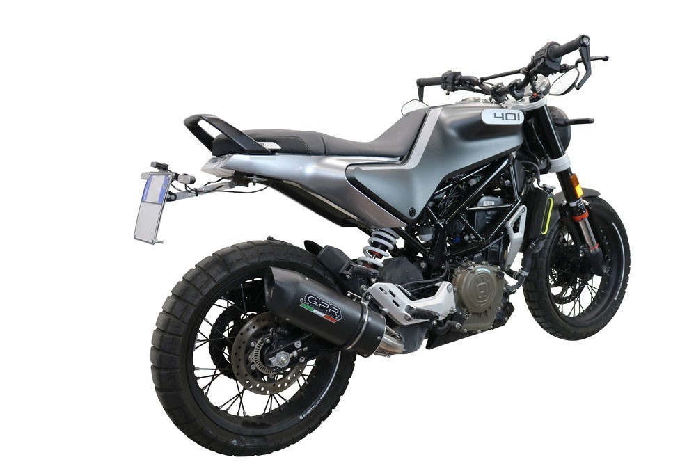 Scarico GPR compatibile con Husqvarna Vitpilen 401 2020-2020, Furore Evo4 Nero, Scarico omologato, silenziatore con db killer estraibile e raccordo specifico - immagine 8