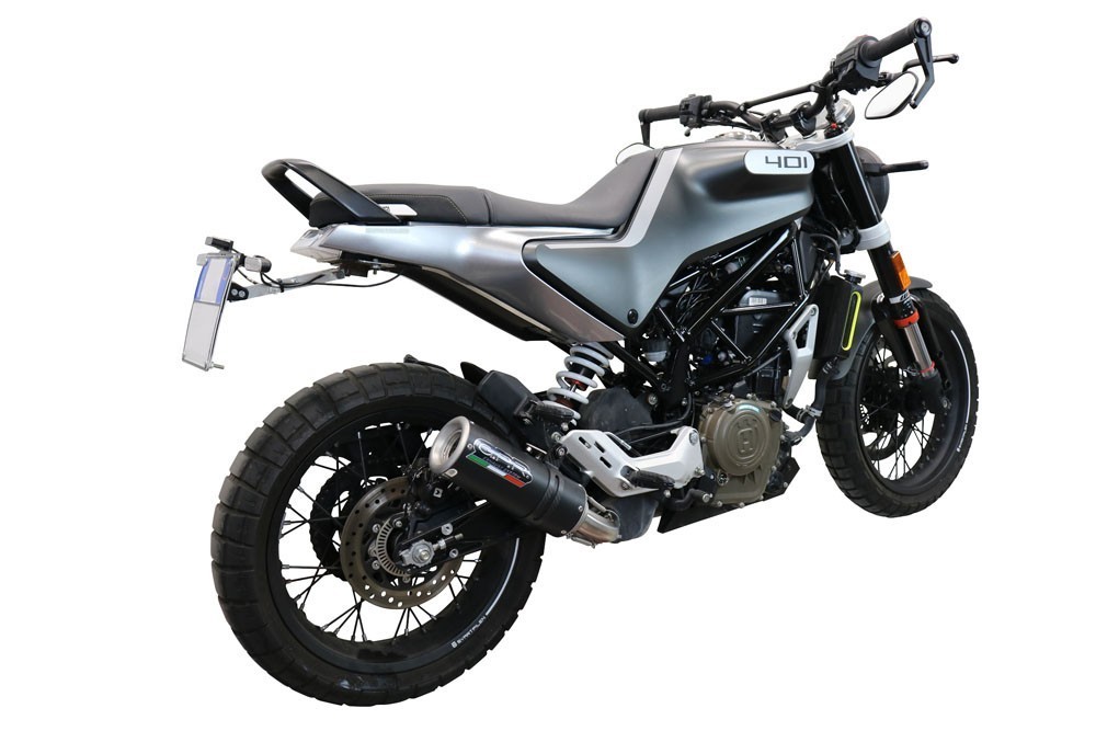 Scarico GPR compatibile con Husqvarna Vitpilen 401 2020-2020, M3 Black Titanium, Scarico omologato, silenziatore con db killer estraibile e raccordo specifico - immagine 8