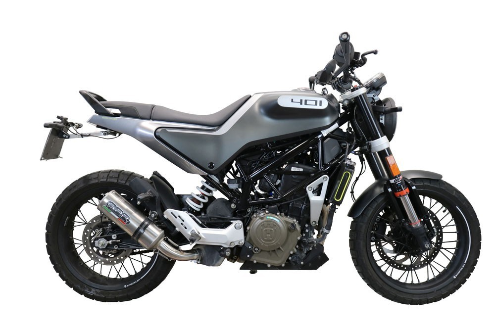 Scarico GPR compatibile con Husqvarna Vitpilen 401 2020-2020, M3 Inox , Scarico omologato, silenziatore con db killer estraibile e raccordo specifico - immagine 6