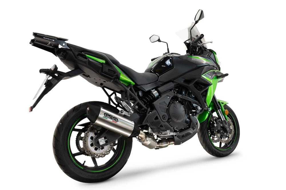 Scarico GPR compatibile con Kawasaki Versys 650 2023-2025, Furore-X Titanio, Scarico completo omologato per il rumore,fornito con db killer,catalizzatore conforme alla revisione e collettore - immagine 2