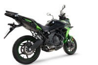 Alternative view of Scarico GPR compatibile con  Kawasaki Versys 650 2023-2025, GP-Revo Black Titanium, scarico complato Racing, con raccordo specifico e db killer estraibile, non conforme per uso stradale