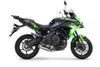 Scarico GPR compatibile con  Kawasaki Versys 650 2023-2025, M3 Inox , Scarico completo racing,fornito con collettore specifico, non legale per uso stradale