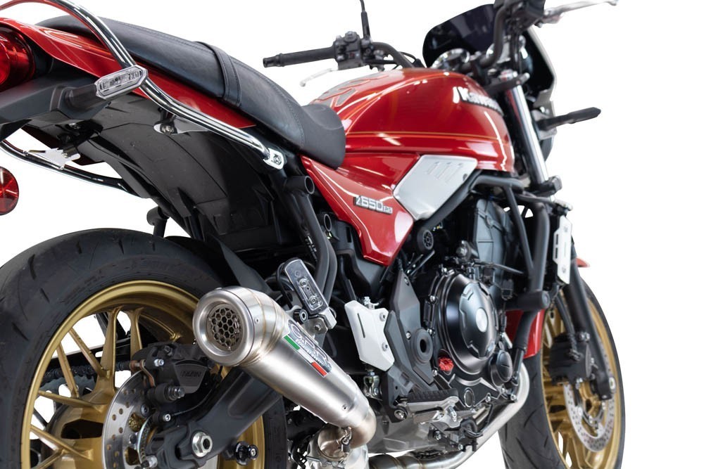 Scarico GPR compatibile con Kawasaki Z 650 RS 2024-2025, Powercone Evo, Scarico completo omologato per il rumore,fornito con db killer,catalizzatore conforme alla revisione e collettore - immagine 7