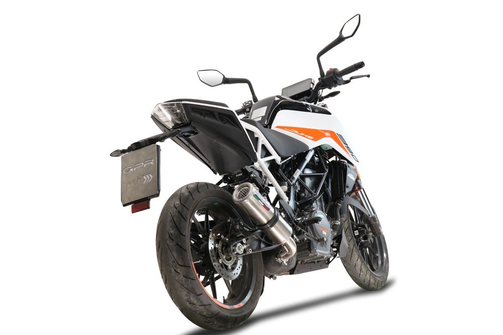 Scarico GPR compatibile con Ktm Duke 390 2021-2024, M3 Inox , Terminale di scarico racing, con raccordo, senza omologazione - immagine 7
