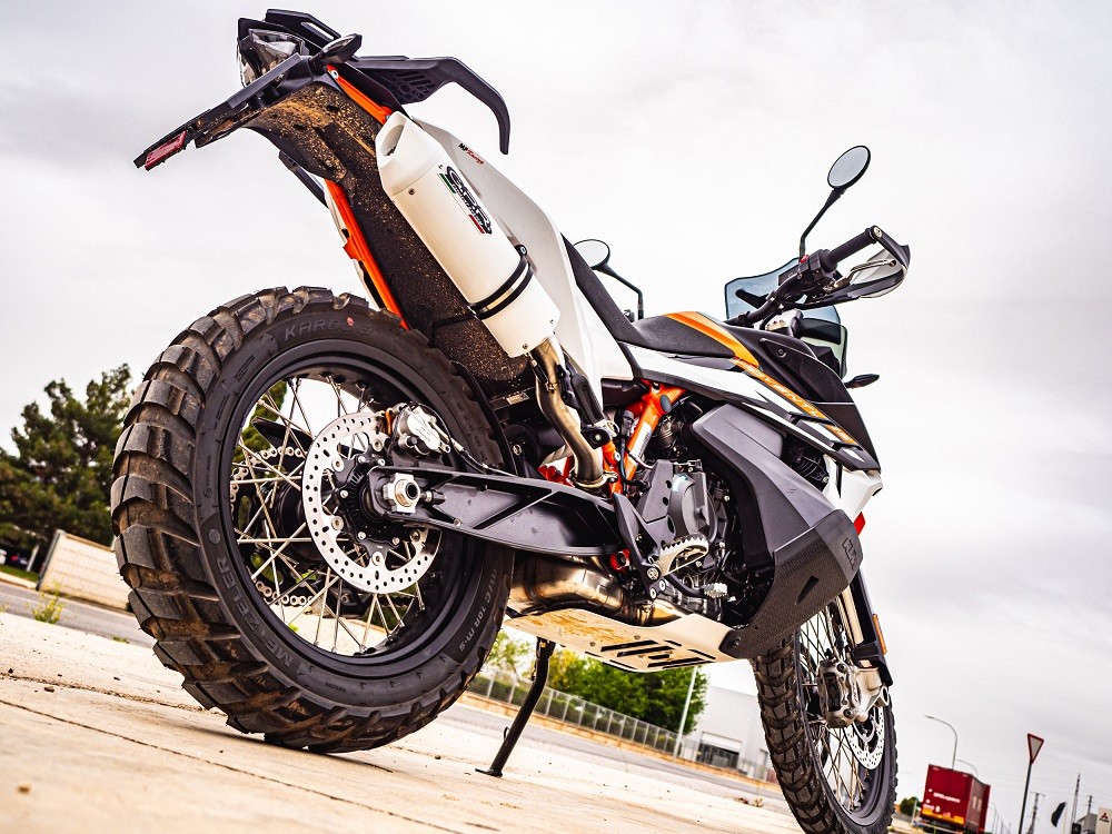 Scarico GPR compatibile con Ktm Adventure 890 2025-2026, Albus Evo4, Scarico omologato, silenziatore con db killer estraibile e raccordo specifico - immagine 7