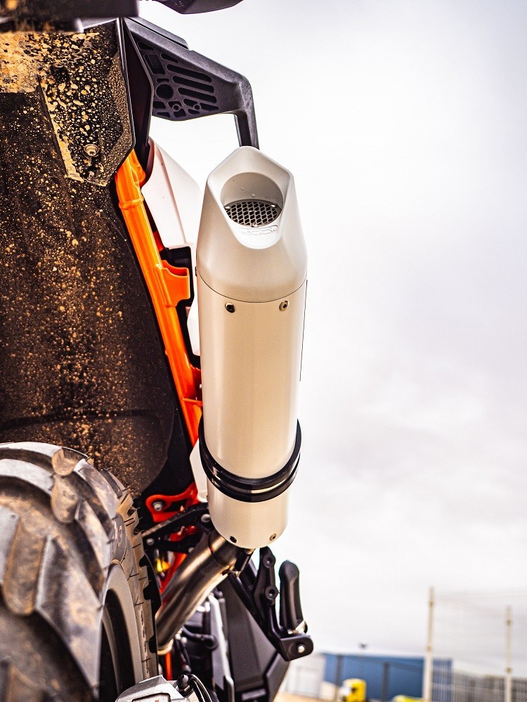 Scarico GPR compatibile con Ktm Adventure 890 2025-2026, Albus Evo4, Scarico omologato, silenziatore con db killer estraibile e raccordo specifico - immagine 8