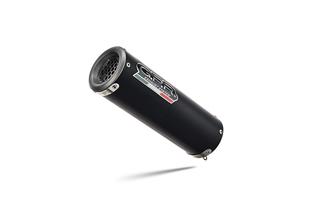 Scarico GPR compatibile con Husqvarna Norden 901 2022-2024, M3 Black Titanium, Scarico omologato, silenziatore con db killer estraibile e raccordo specifico