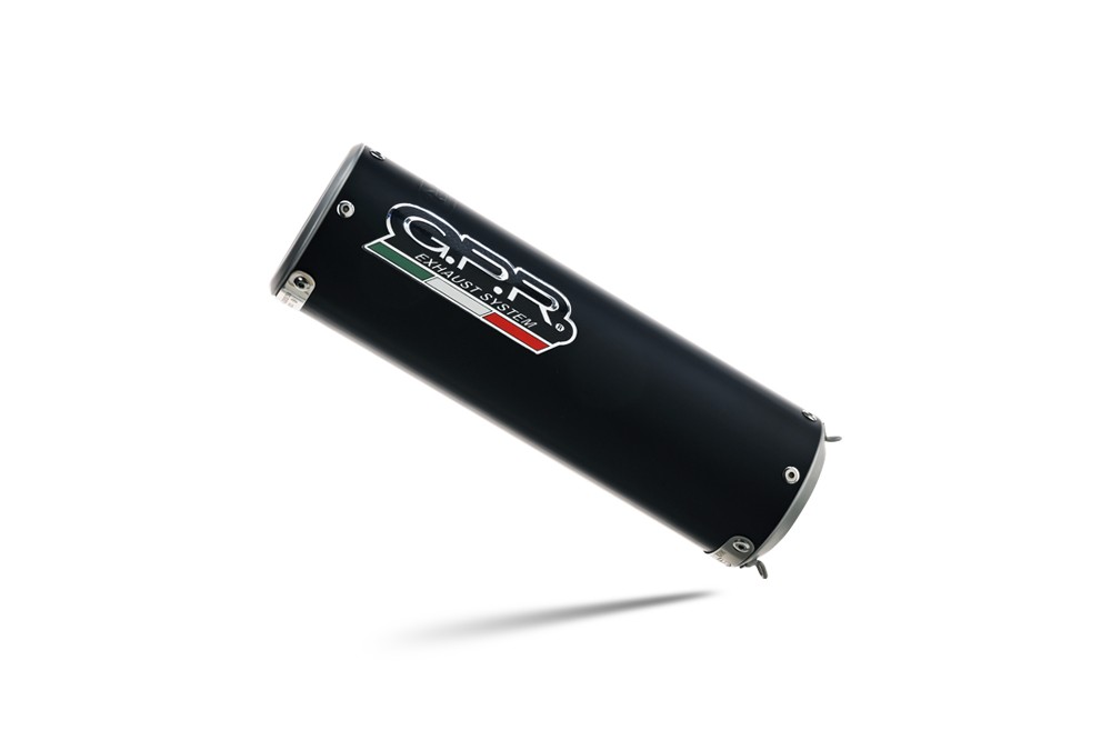 Scarico GPR compatibile con Husqvarna Norden 901 2022-2024, M3 Black Titanium, Scarico omologato, silenziatore con db killer estraibile e raccordo specifico - immagine 5