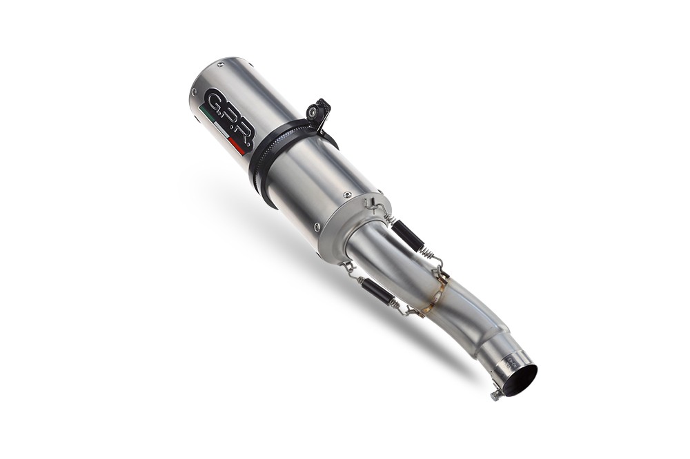 Scarico GPR compatibile con Keeway Rkf 125 2021-2023, M3 Inox , Scarico completo omologato,fornito con db killer estraibile,catalizzatore e collettore - immagine 4