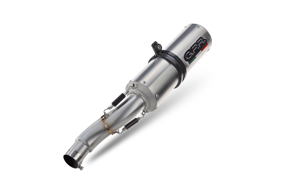 Scarico GPR compatibile con Honda Hornet 900 - Cb 900 F 2002-2005, M3 Inox , Coppia di terminali di scarico omologati, forniti con db killer removibili e raccordi specifici - immagine 5