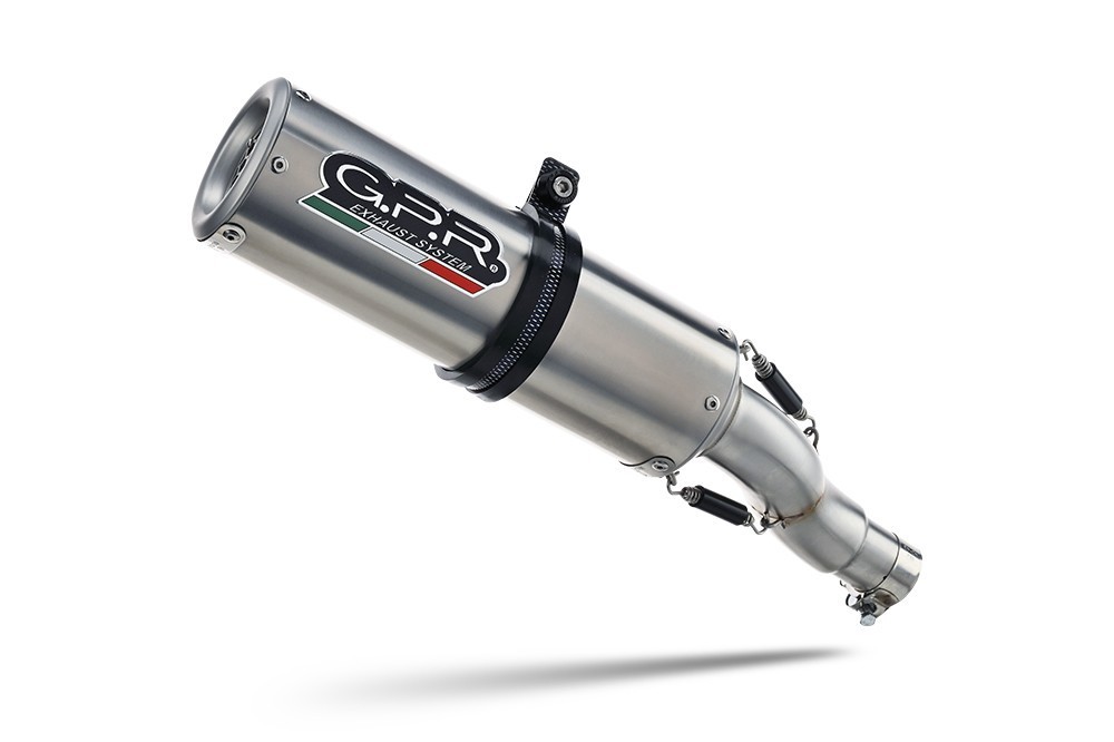 Scarico GPR compatibile con Keeway Rkf 125 2021-2023, M3 Inox , Scarico completo omologato,fornito con db killer estraibile,catalizzatore e collettore - immagine 3