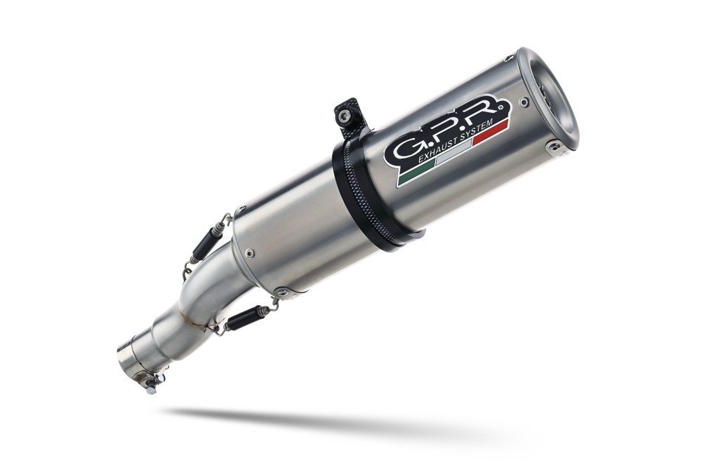 Scarico GPR compatibile con Bmw R 1200 R 2011-2014, M3 Inox , Scarico omologato, silenziatore con db killer estraibile e raccordo specifico - immagine 3